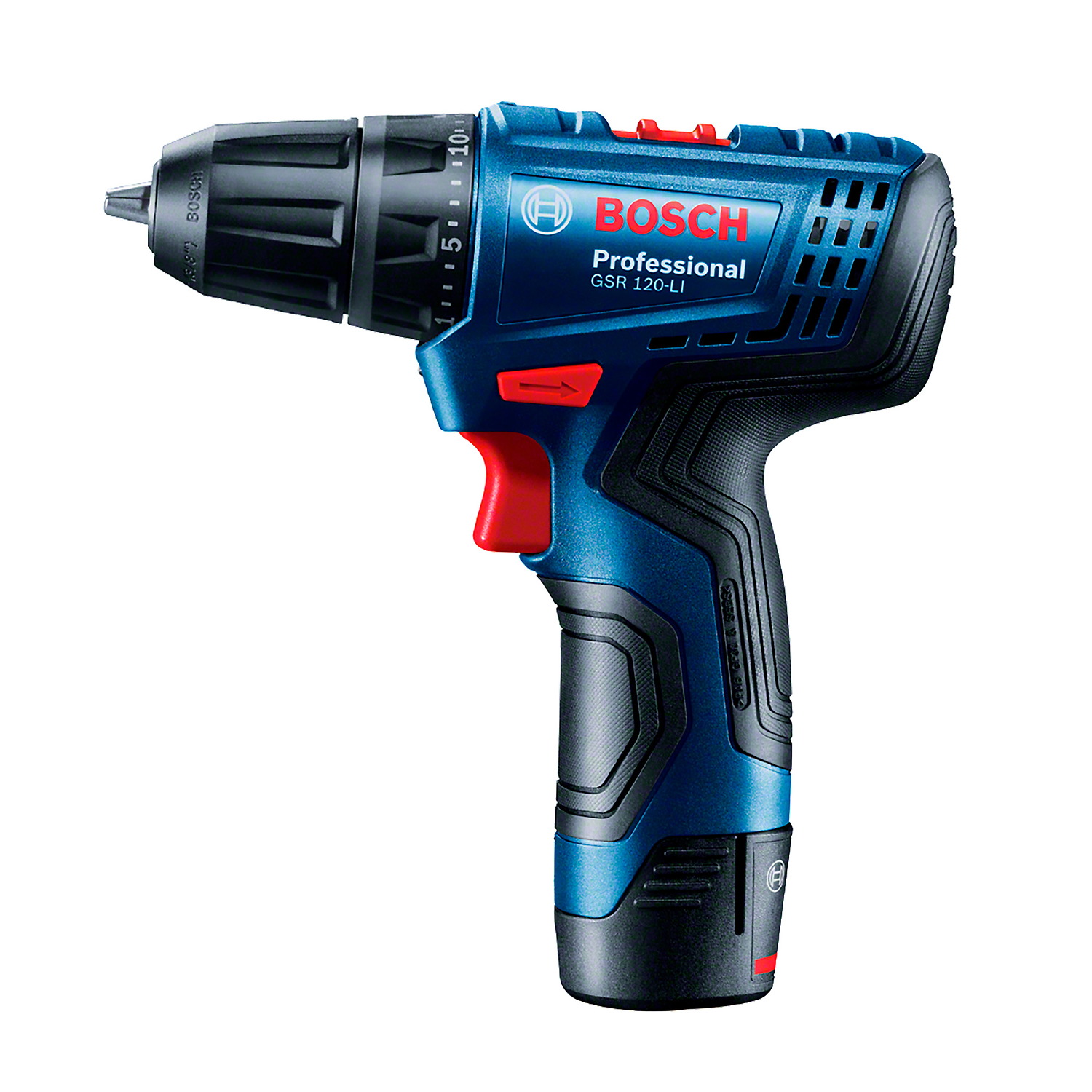 06019G80G4 Combo Bosch de Atornillador GSR 120-LI + Llave de impacto, con 2 baterías, maletín y 23 accesorios - Imagen 6