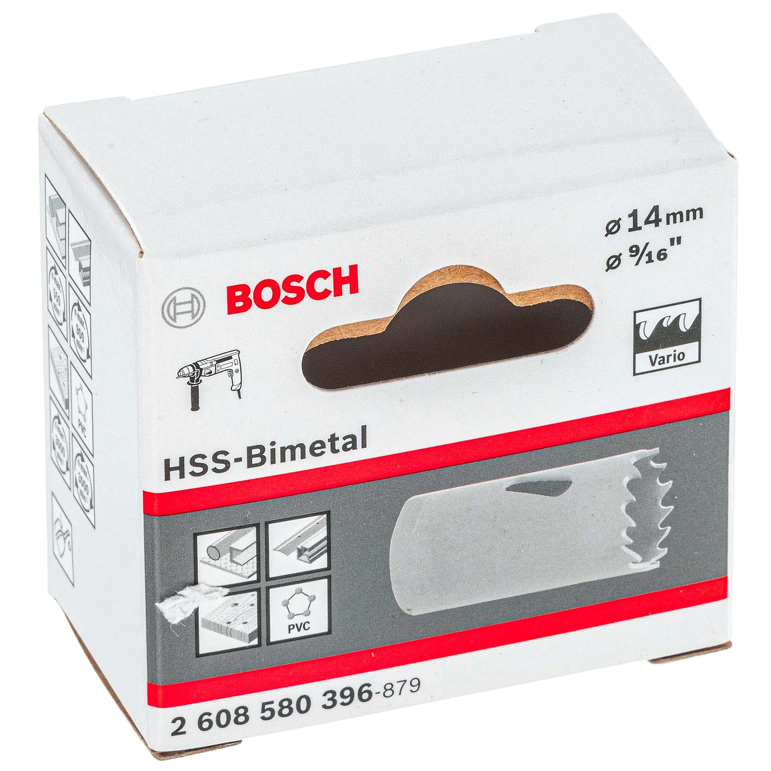 2608580396 Brocasierra Bosch Bimetálica Eco HSS 14 mm, 9/16"