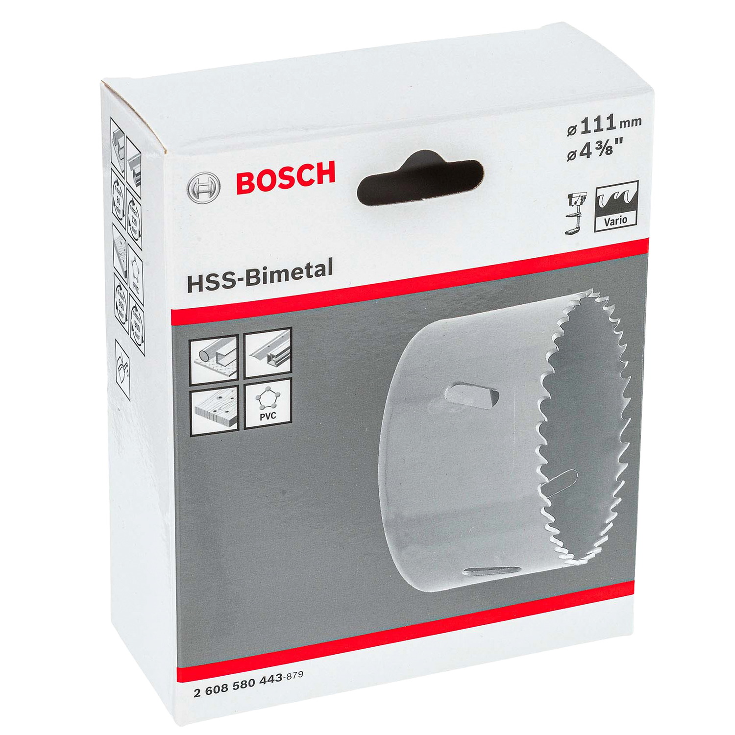 2608580443 Brocasierra Bosch Bimetálica Eco HSS 111 mm, 4 3/8"