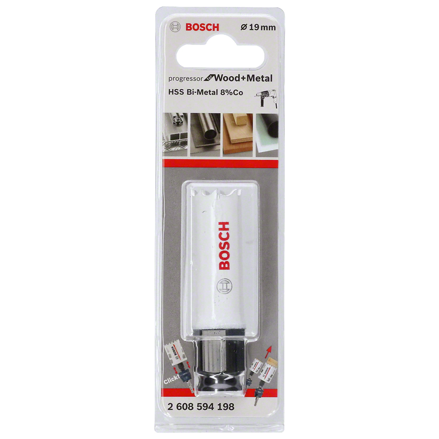 2608594198 Brocasierra Bosch Progressor for wood and metal 19 mm, 3/4"
