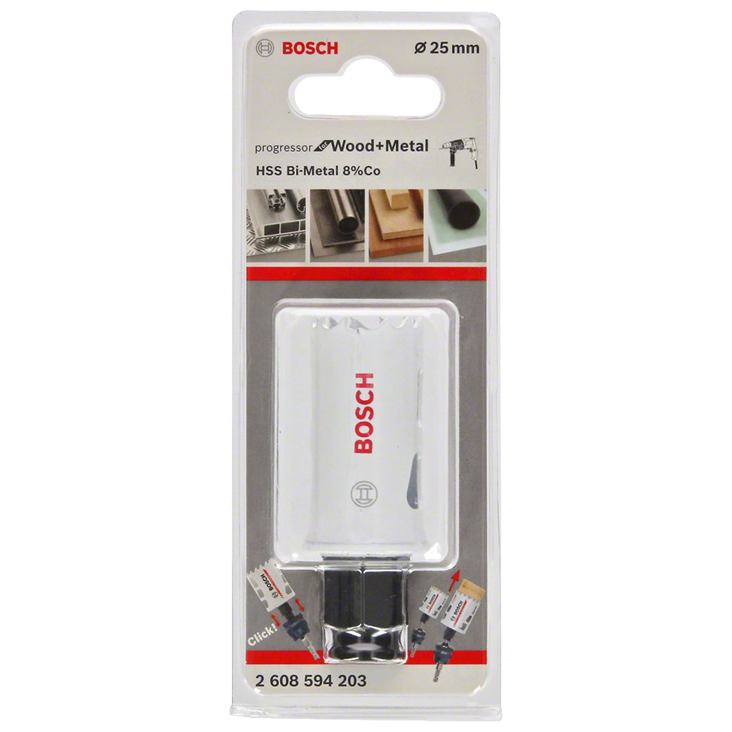 2608594203 Brocasierra Bosch Progressor for wood and metal 25 mm, 1"