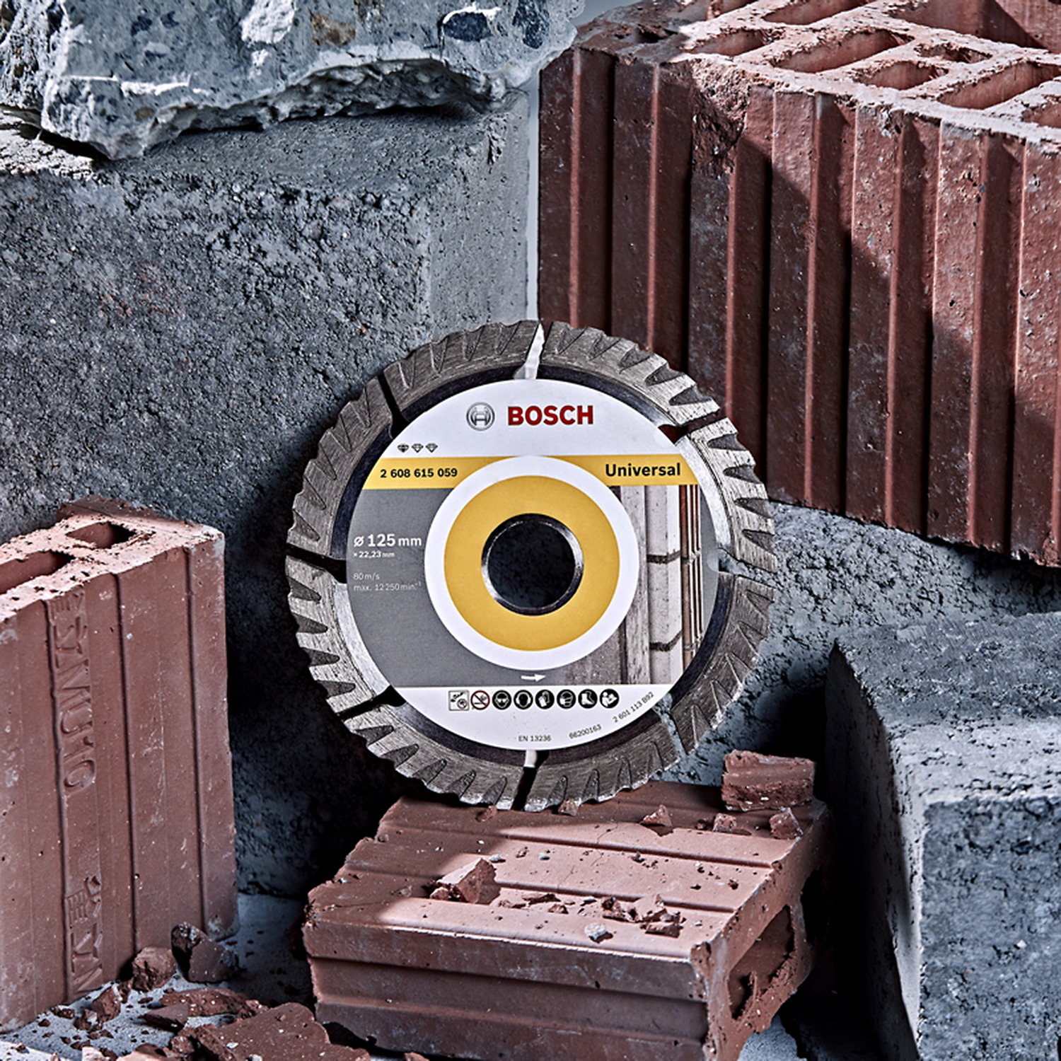 2608615057 Disco diamantado Bosch Standard for Universal Ø115x22,23x2x10mm - Imagen 4
