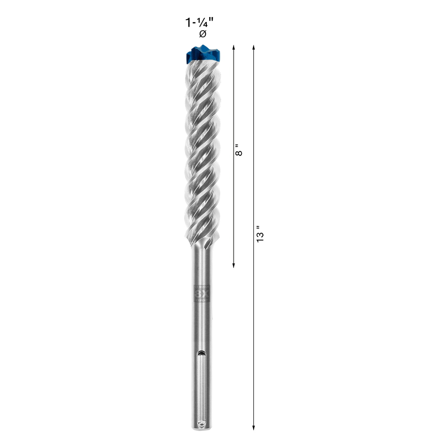 2608901372 Broca para concreto Bosch EXPERT SDS Max-8x Ø1-1/4x8x13 - Imagen 2