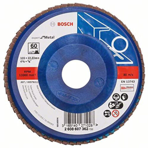 2608607362 2608607362 Disco Flap X571 Expert for Metal; 115mm G60; Recto; Plástico