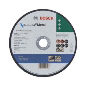 2608619384 Disco de Corte Bosch Standard for Metal 180x1,6mm