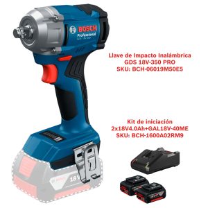 BCH-KIT-B6 Llave de impacto inalámbrica GDS 18V-350 PRO BCH-06019M50E5